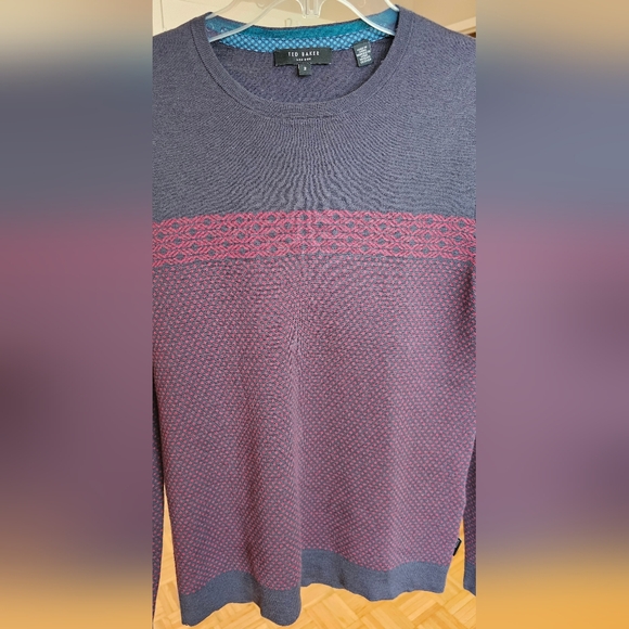 Ted Baker London Cowden Crew Neck Sweater Sz.L    V-BL - Picture 5 of 10